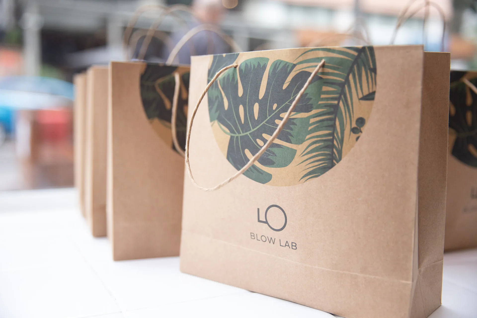 Sacolas da linha bLOw LAB
